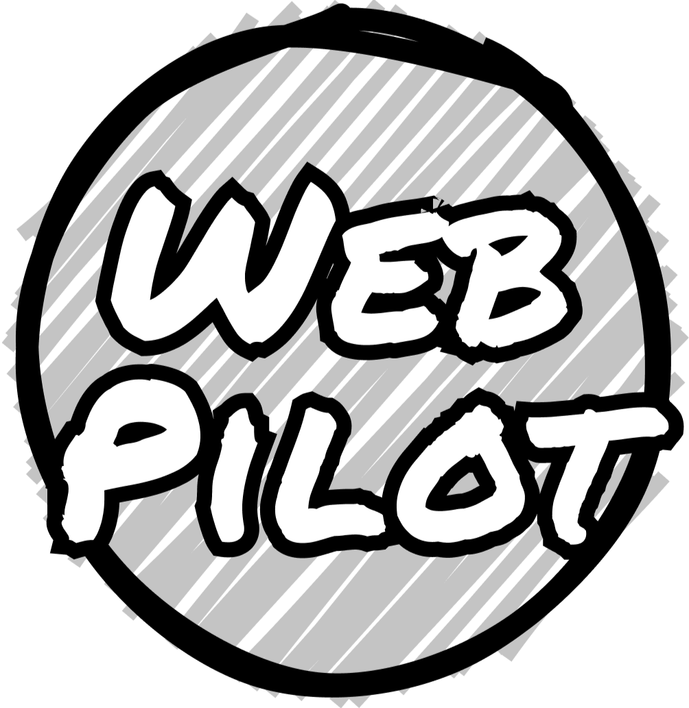 visit Web Pilot portal by theIndustryDirect 🕳️ Sharpie and color pencil sketched circle with the words "Web Pilot" over it