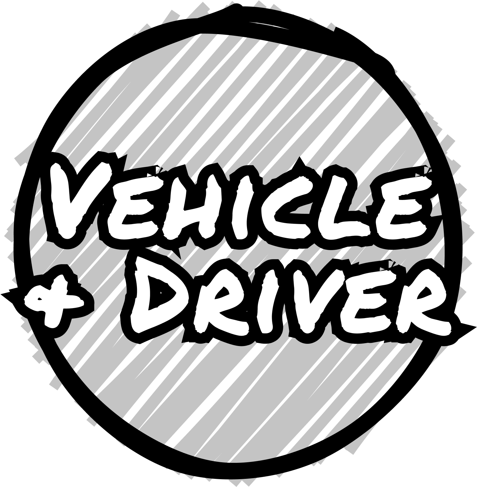 visit Vehicle & Driver portal by theIndustryDirect 🕳️ Sharpie and color pencil sketched circle with the words "Vehicle + Driver" over it